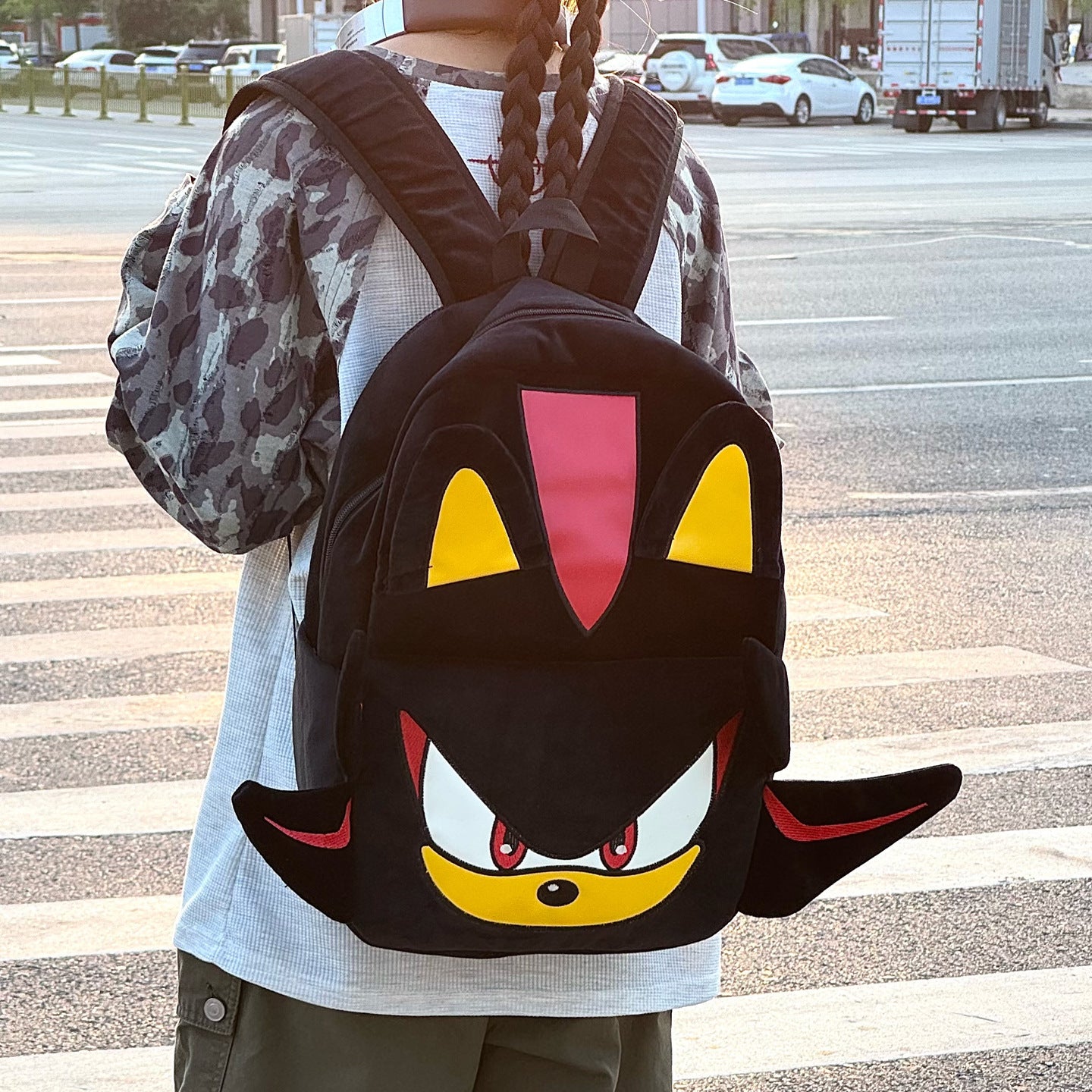 Cartoon-Charakter Plüsch-Rucksack Brehn