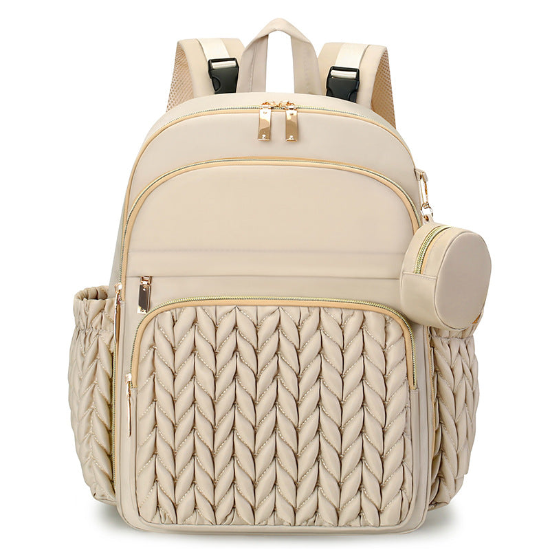 Chic Mehrfachfach-Rucksack mit stilvollem geflochtenem Design Brehn