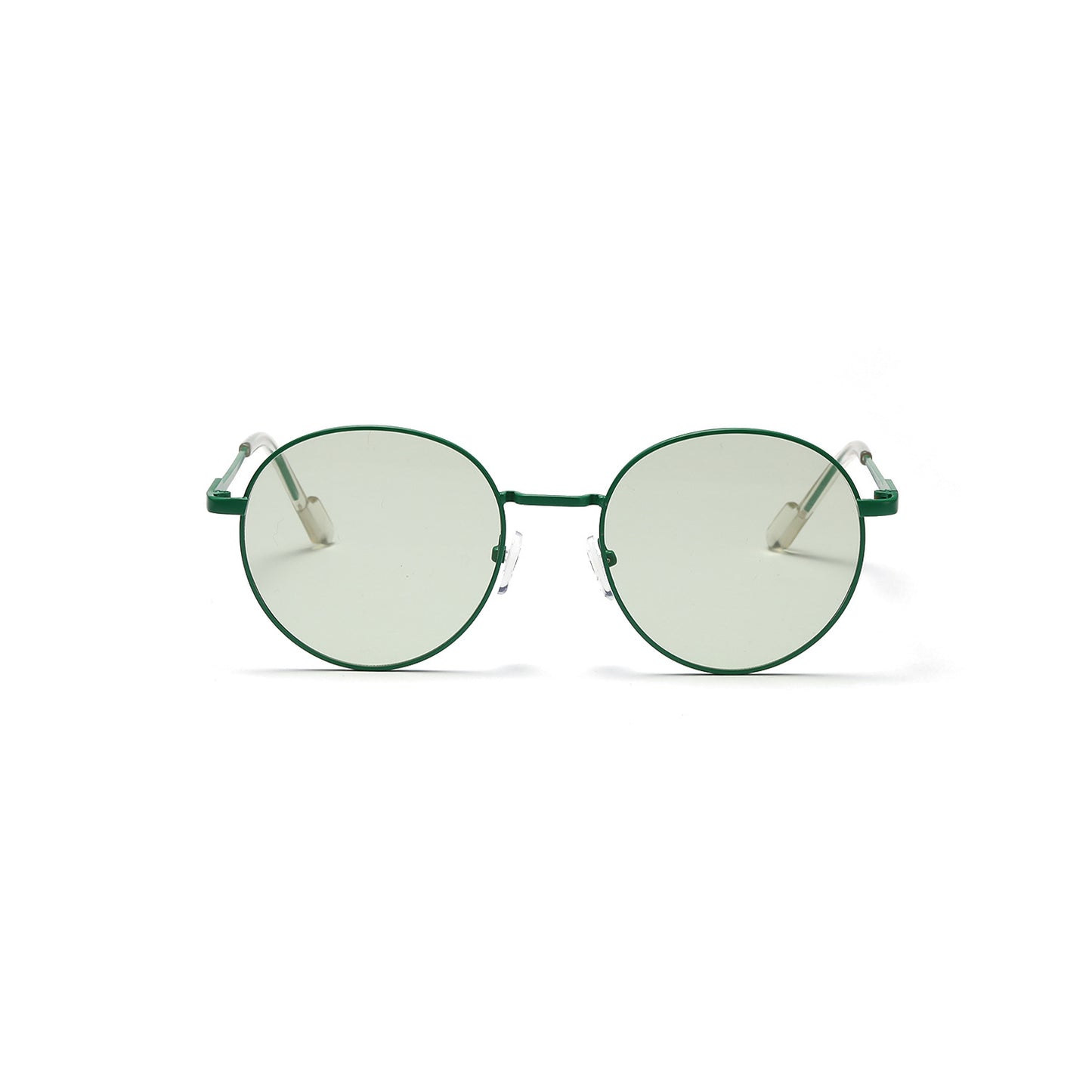 Damen runde Sonnenbrille mit luxuriösem Metallrahmen und UV-Schutz Brehn