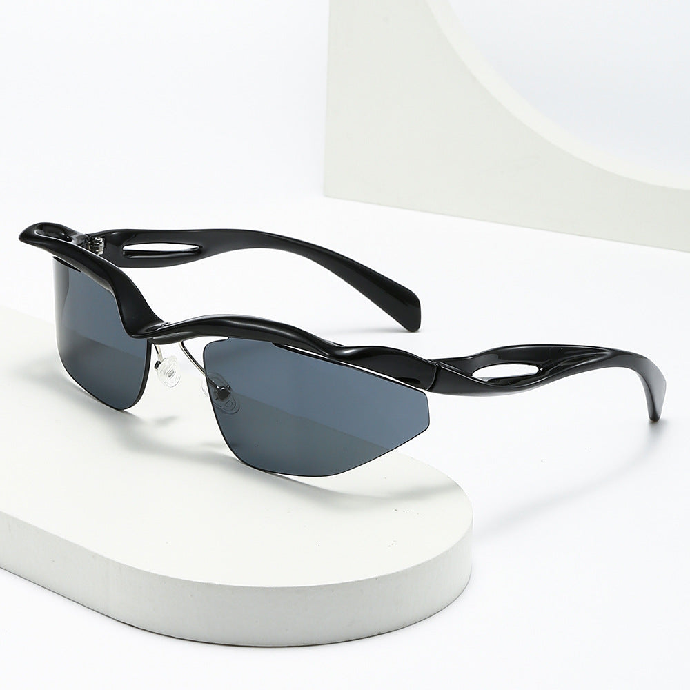 Damen Sportliche Sonnenbrille mit aerodynamischem Rahmen Brehn 1780028486