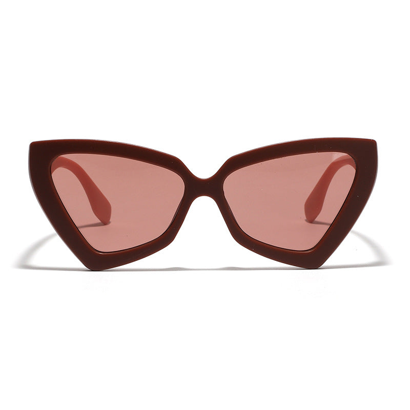Damen Cat-Eye Sonnenbrille mit verspiegelten Gläsern und robustem Rahmen Brehn