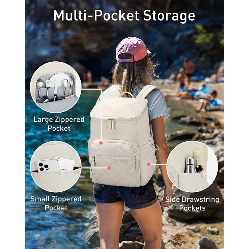 Hochwertiger und Stilvoller Quilted Rucksack Brehn