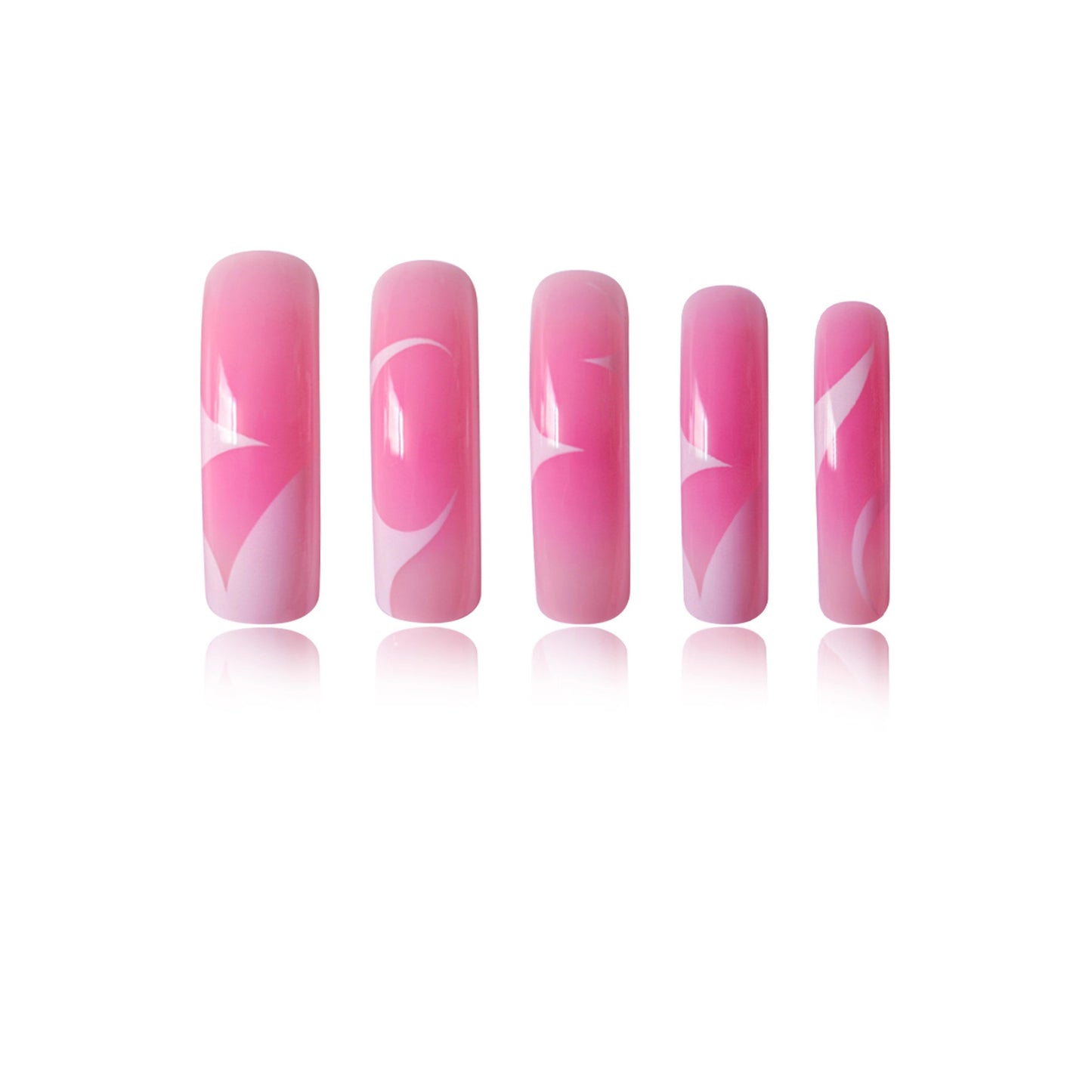 Elegante Kunstfertigkeit Press-On Nagelset Brehn
