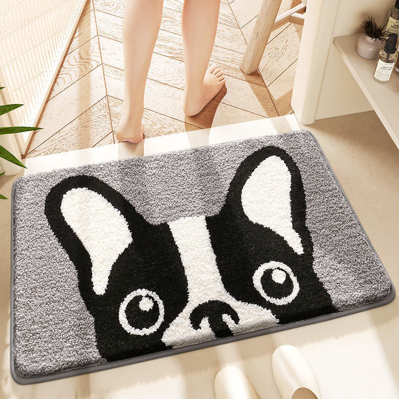 Cartoon-Kat-Themen-Plüsch-Badewanne Matte