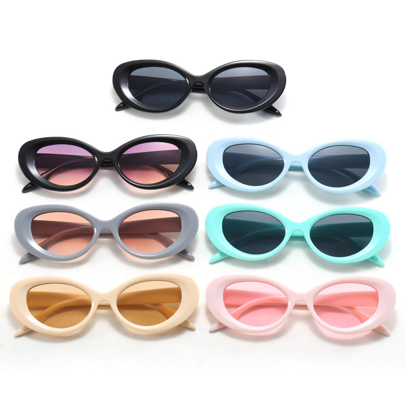 Damen elegante Retro-Sonnenbrille mit UV-Schutz Brehn
