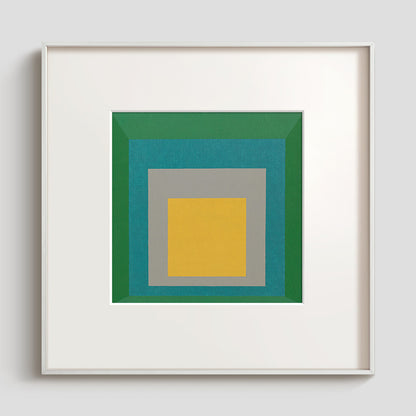 Geometrische abstrakte gerahmte Wanddekoration