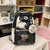 Verspieltes Charakterdesign Transparenter Schulrucksack