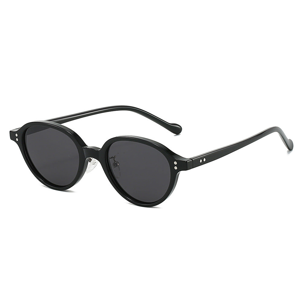 Damen Vintage-Inspirierte Sonnenbrille mit stilvollem ovalen Rahmen Brehn