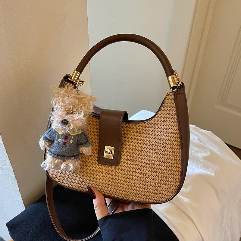 Gewebte Schultertasche