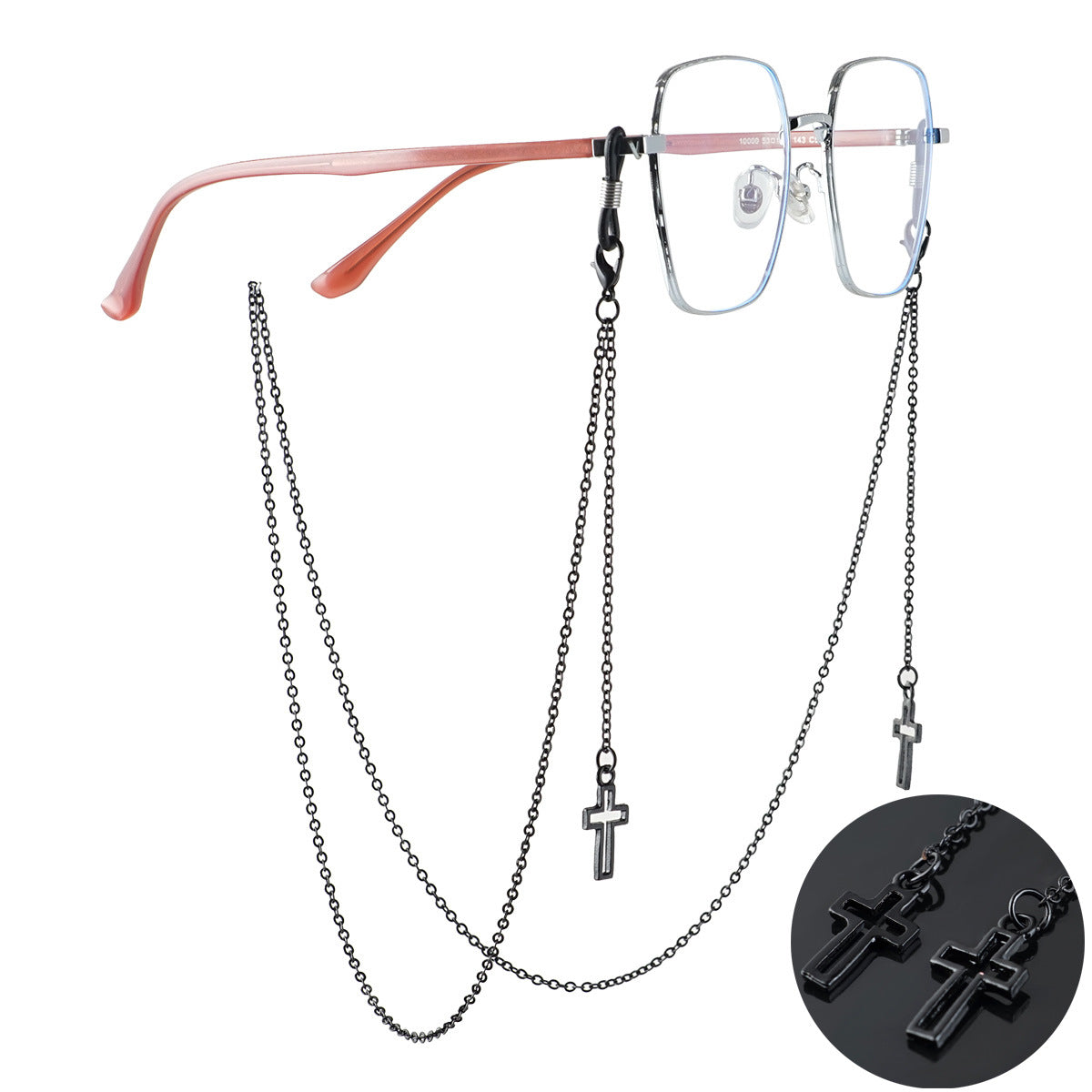 Dual Cross Pendant Brillenband Brehn