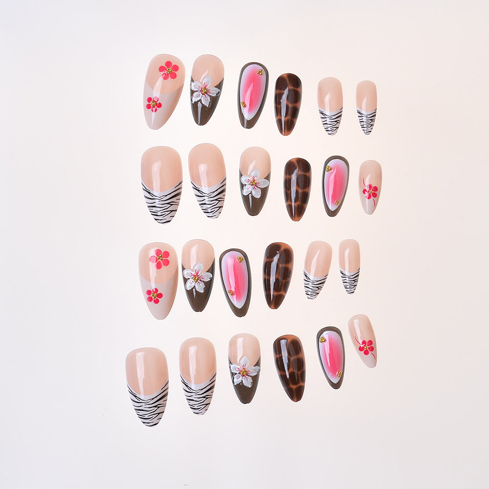 Dekorative Floral Press-On Nagelset Brehn 1787294384
