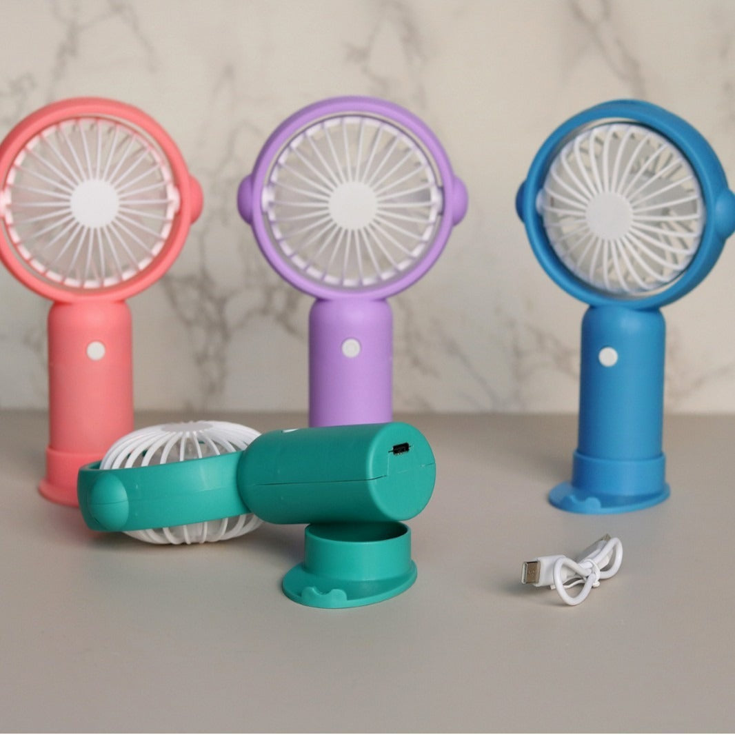 Unisex Tragbarer Mini-Ventilator mit ergonomischem Design und Tierohren Brehn