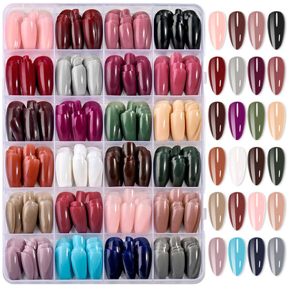 Premium Full Coverage Press-On Nail Tips Set