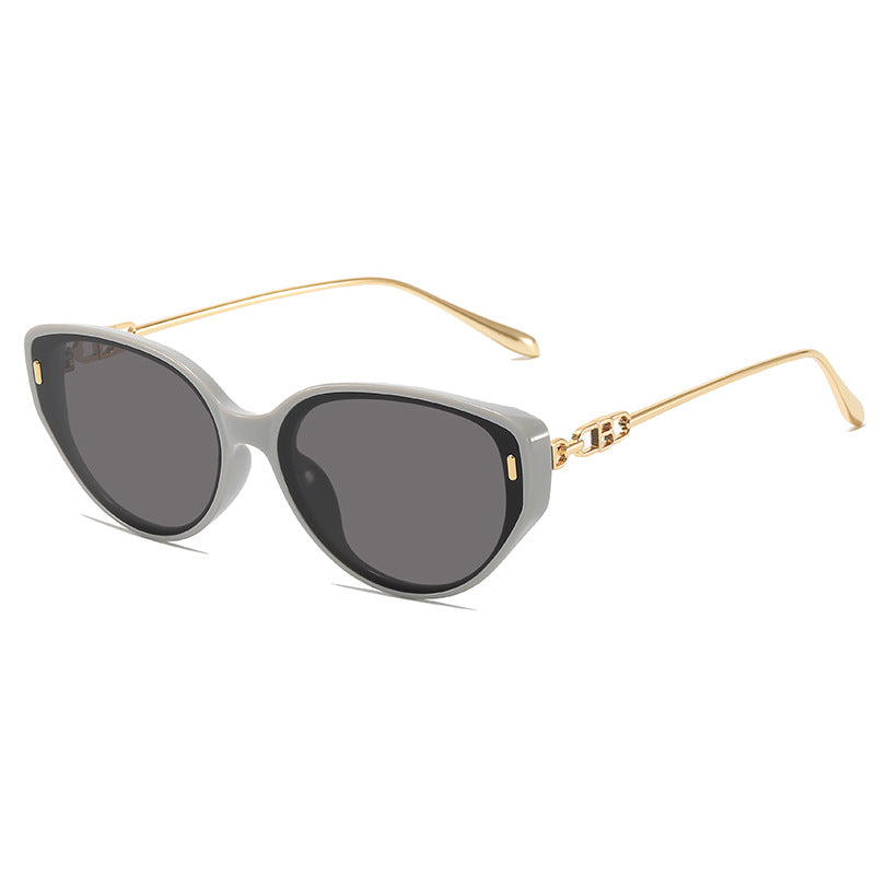 Glamouröse Retro Katzenaugen-Sonnenbrille Brehn