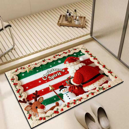 Weihnachtlich dekorative Bereichsmatte
