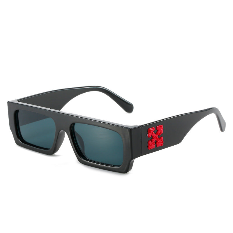 Damen stilvolle Oversized-Sonnenbrille mit ausgefallenem Design Brehn