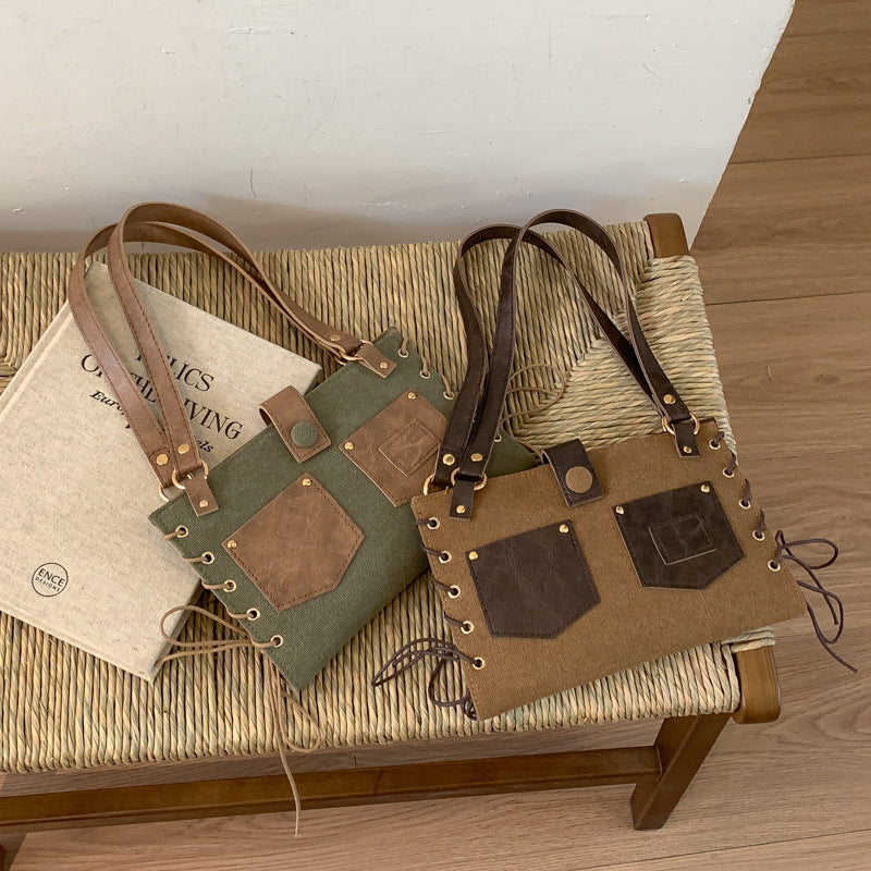 WoElegantly Structured Utility Tote Bag Brehn