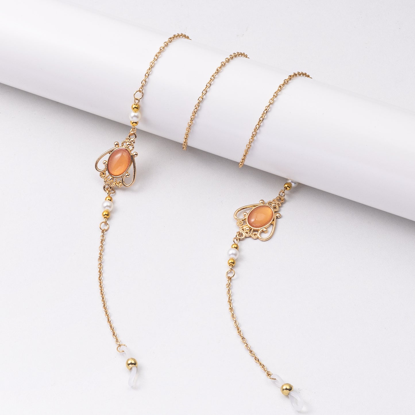 Elegante Tropfenohrringe mit Perlenakzenten Brehn