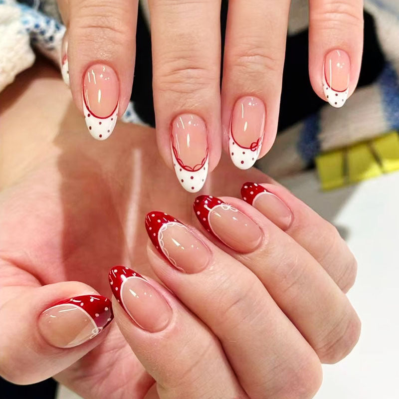 Verspielt Hase-Themen Press-On Nagelkunst Set Brehn