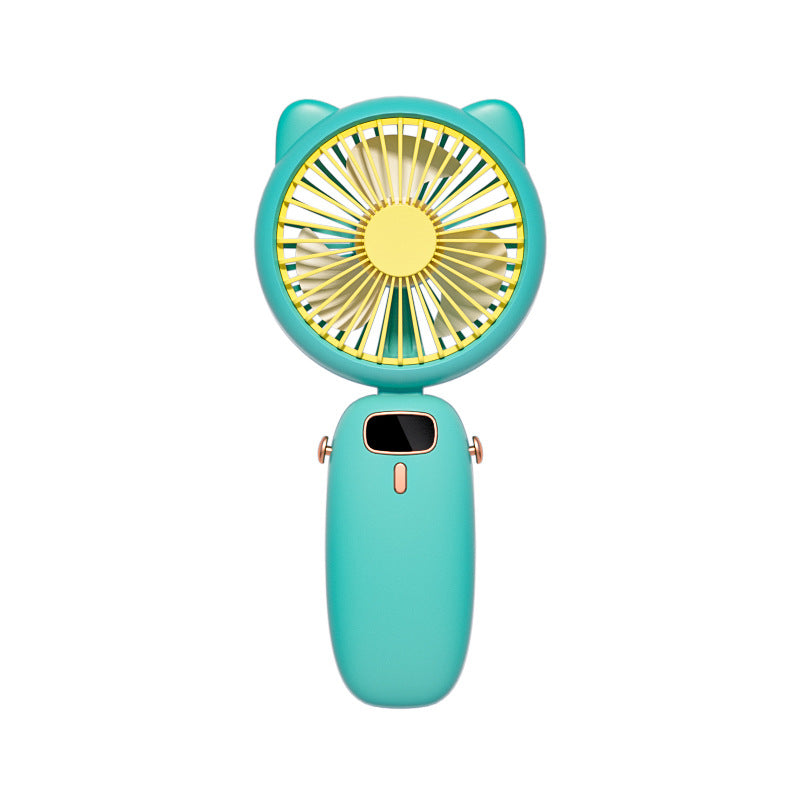 Cute Cat-Themed Handheld Fan Brehn