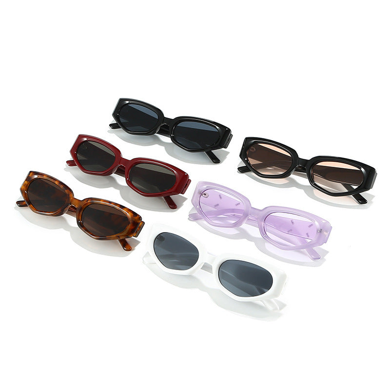 Zeitgenössische Schmetterlingsförmige Sonnenbrille Brehn