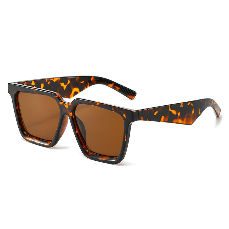 Oversized Schildpatt Mode Sonnenbrille Brehn