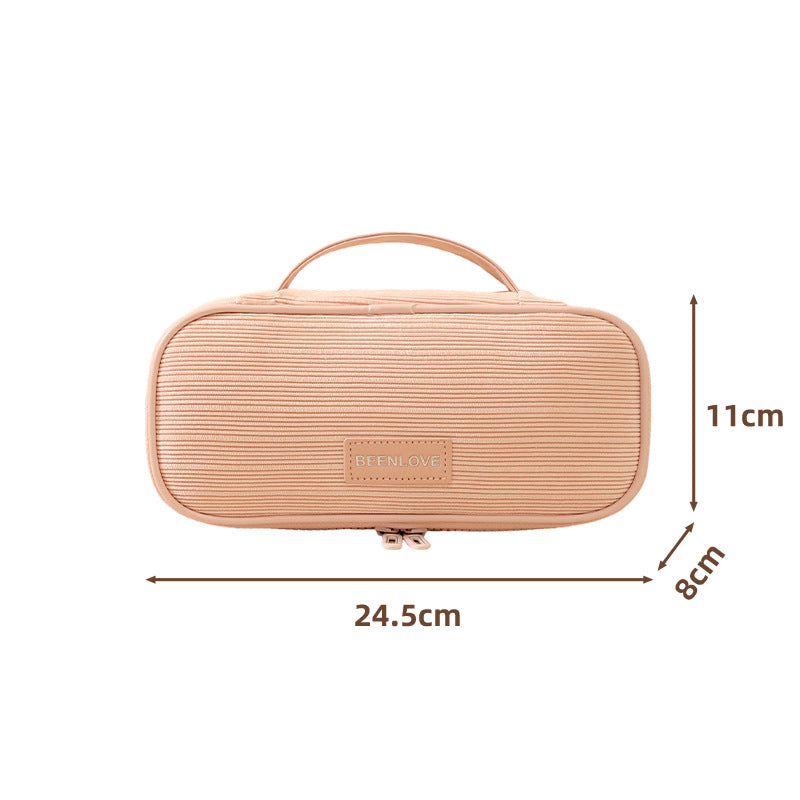 Strukturierte Reise-Make-up-Tasche Brehn