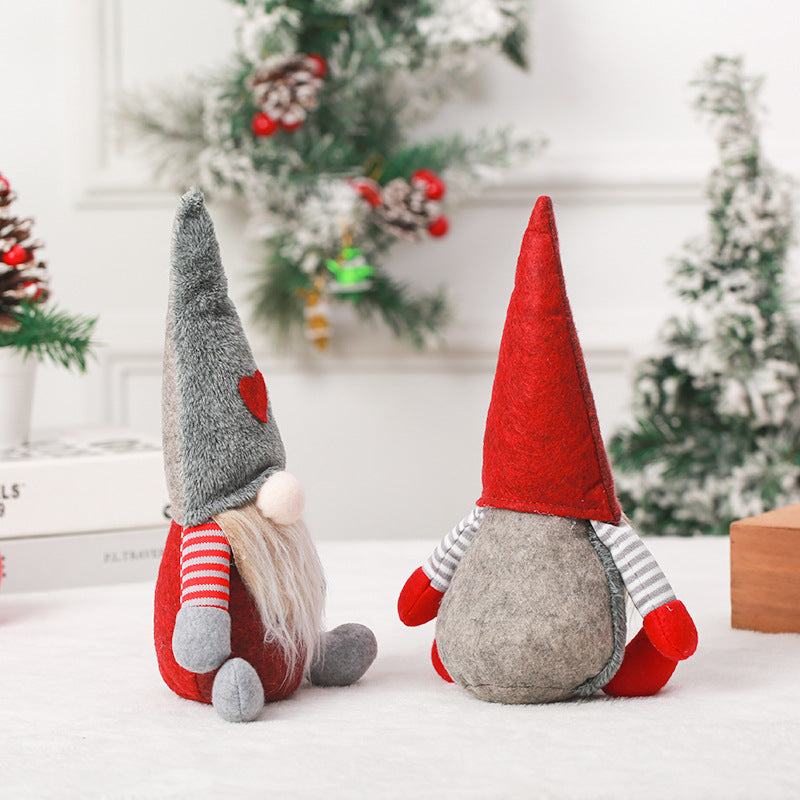 Niedliche Weihnachtsgnom Dekoration Brehn