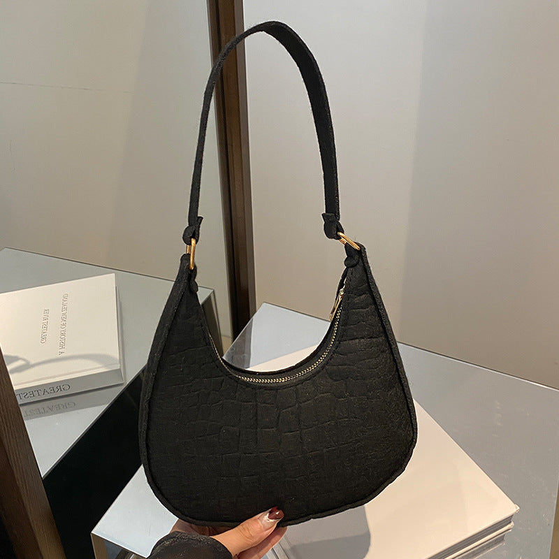 Modische Kroko Präge Hobo Tasche