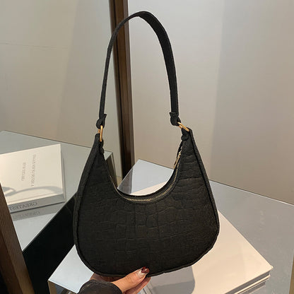 Modische Kroko Präge Hobo Tasche