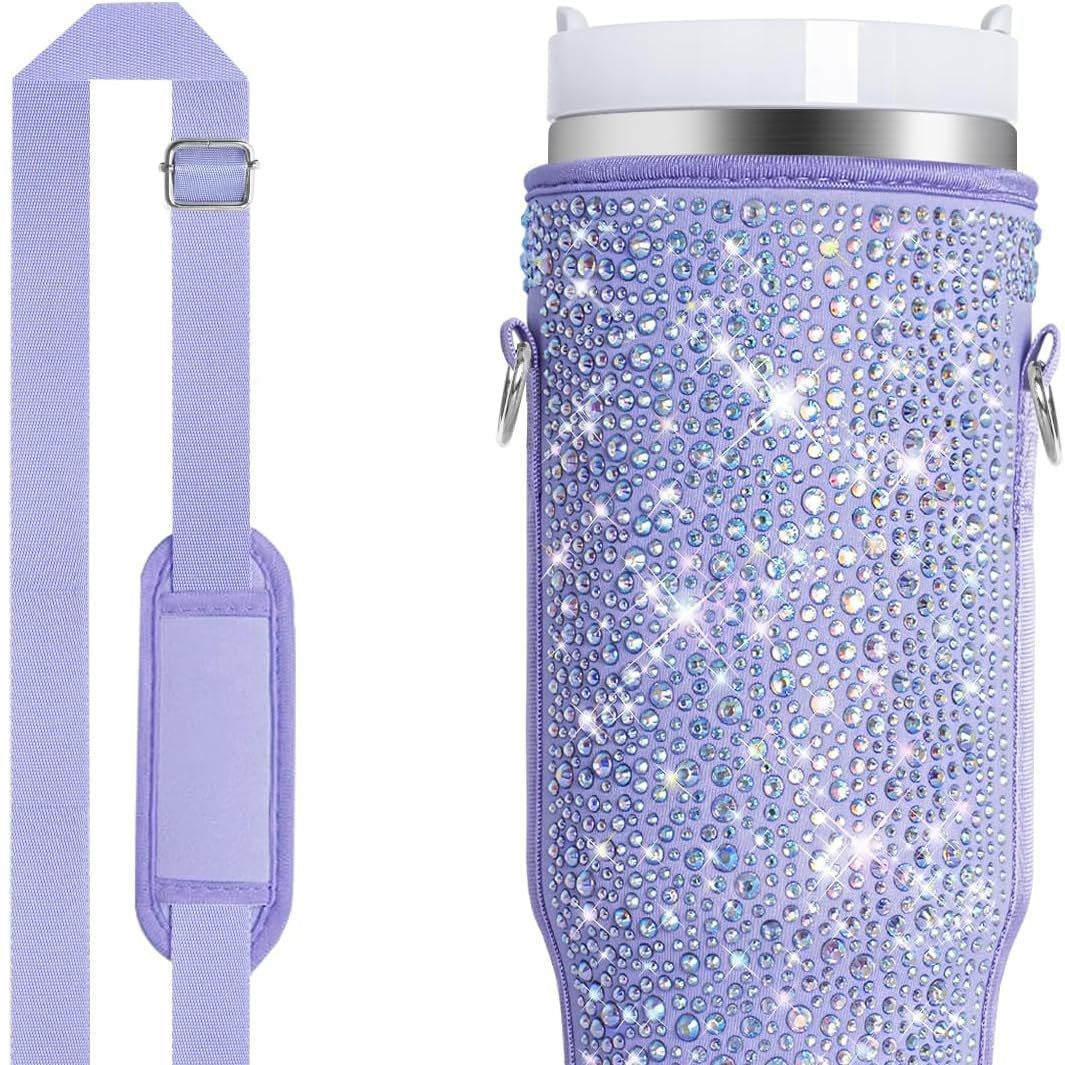 Damen Wasserflaschenhalter mit funkelnden Strasssteinen Brehn