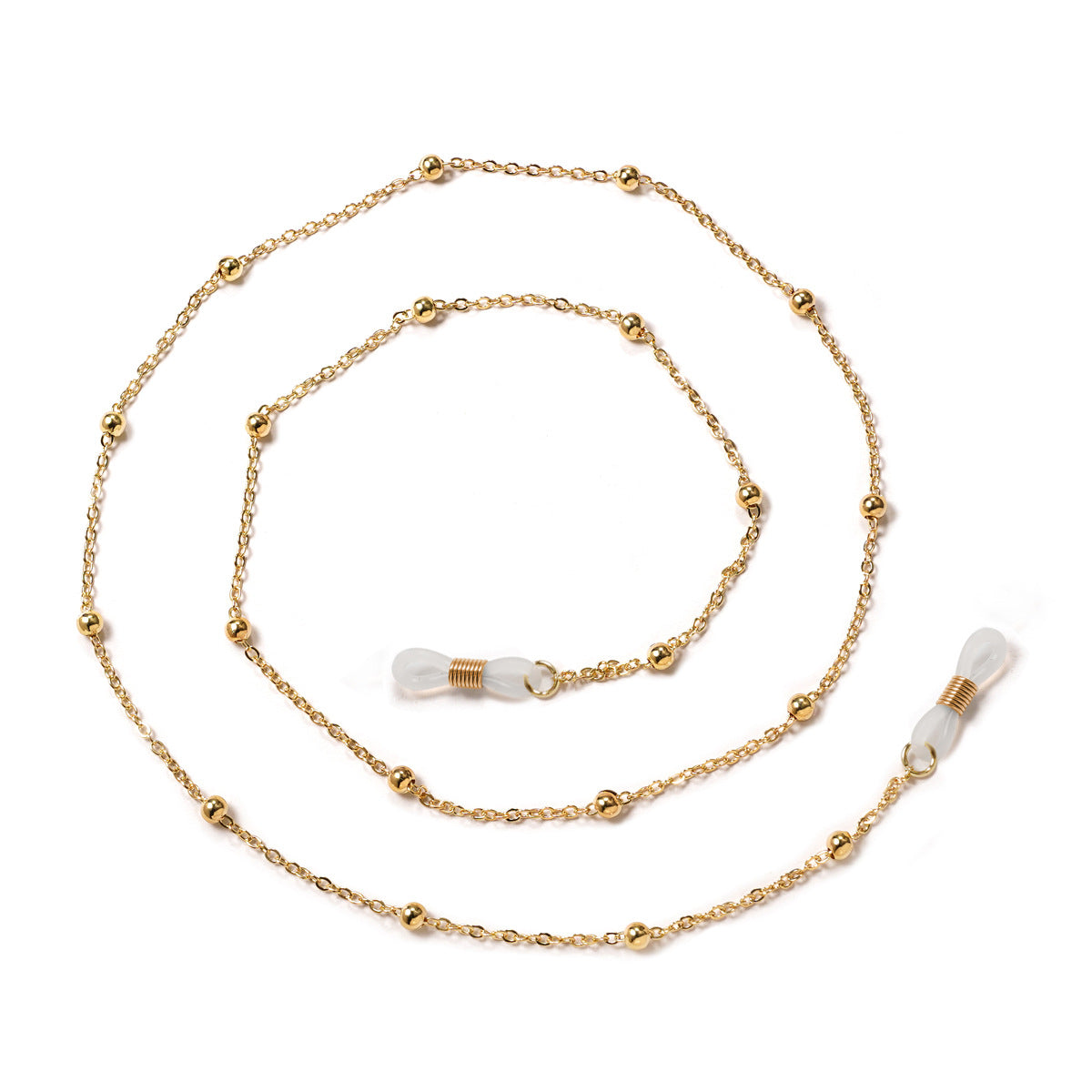 Premium Gold Beaded Brillen Kette Brehn