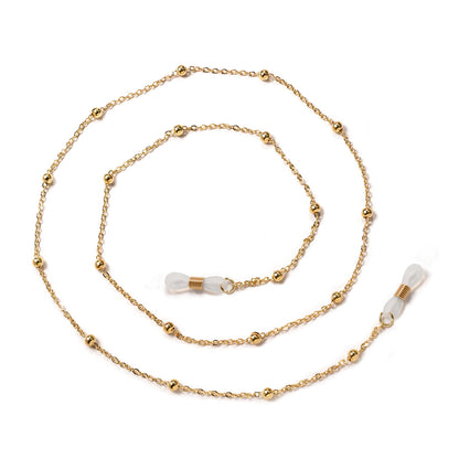 Premium Gold Beaded Brillen Kette Brehn