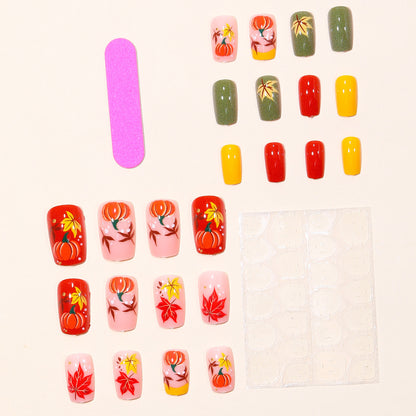 Künstlerisches saisonales Nagelkunstdesign Brehn