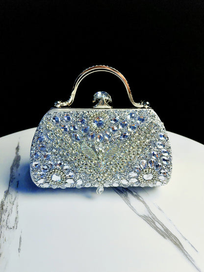 Prunkvoller mit Juwelen besetzter Abend-Clutch