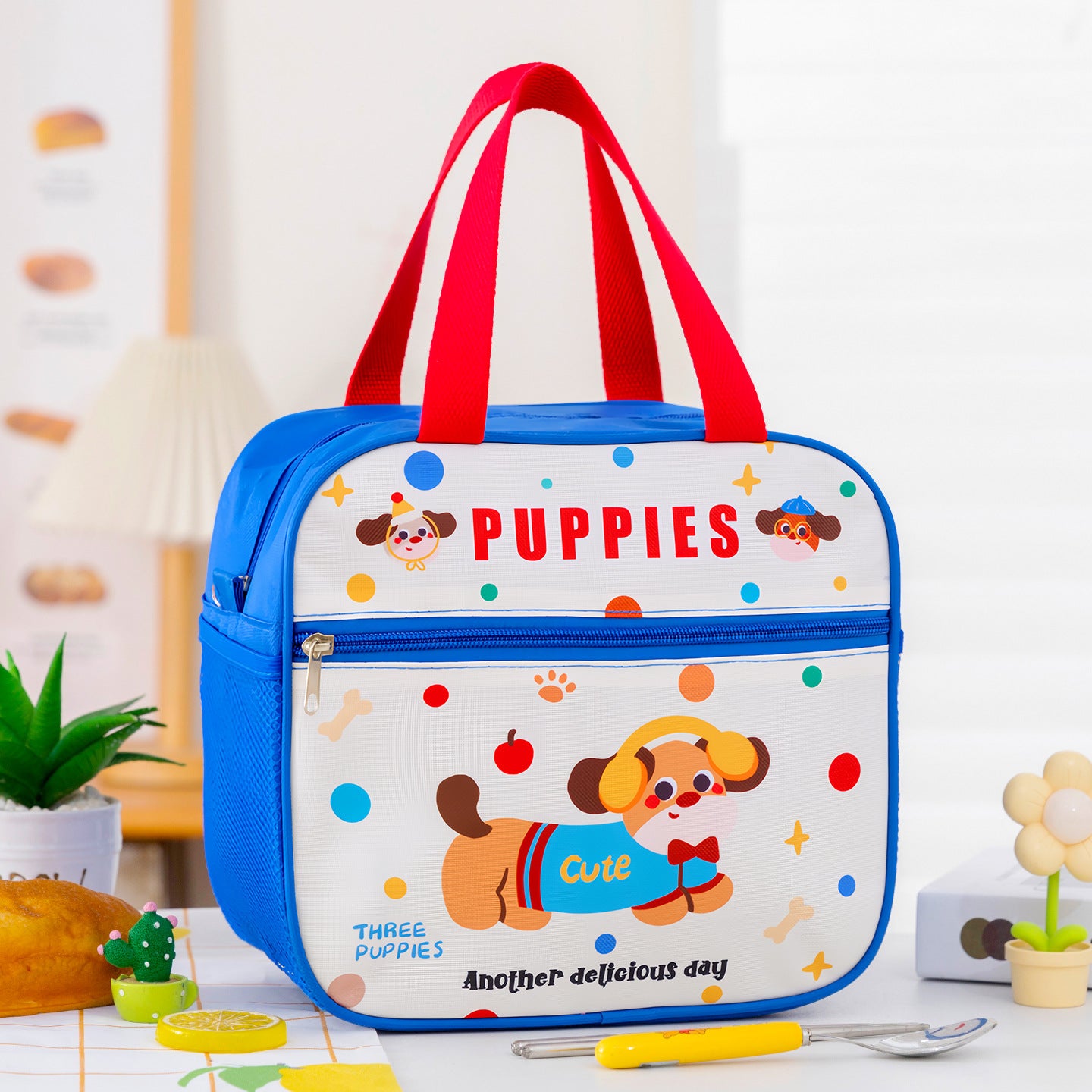 Süßes isoliertes Lunchbag Brehn