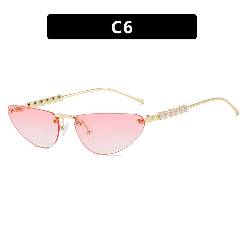 Damen Cat-Eye Sonnenbrille mit luxuriösen Details und schützendem UV-Filter Brehn