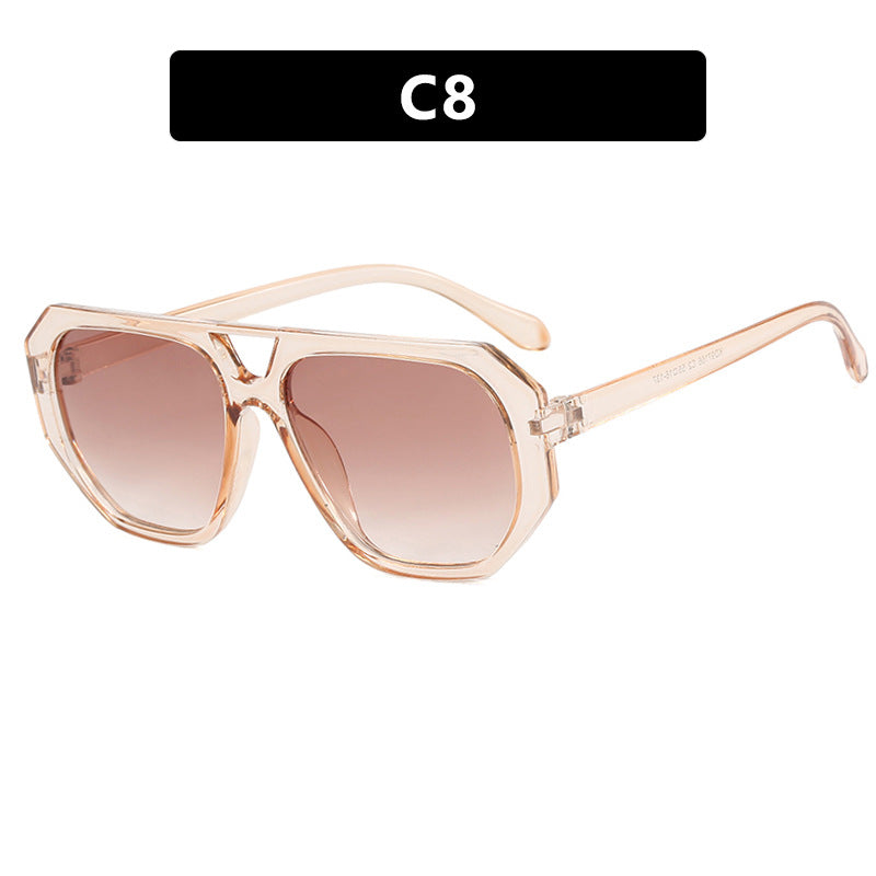 Damen Sonnenbrille im modischen Hexagon-Design mit UV-Schutz Brehn