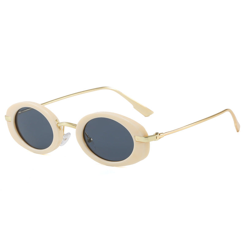 Modische Brille mit Ovalem Rahmen Brehn
