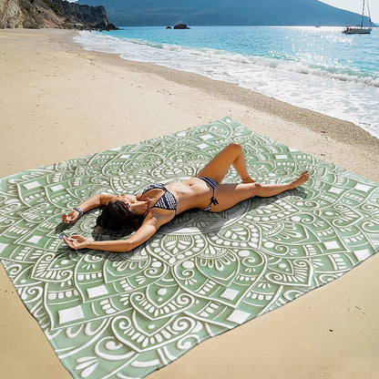 Mandala Design Strandmatte Brehn