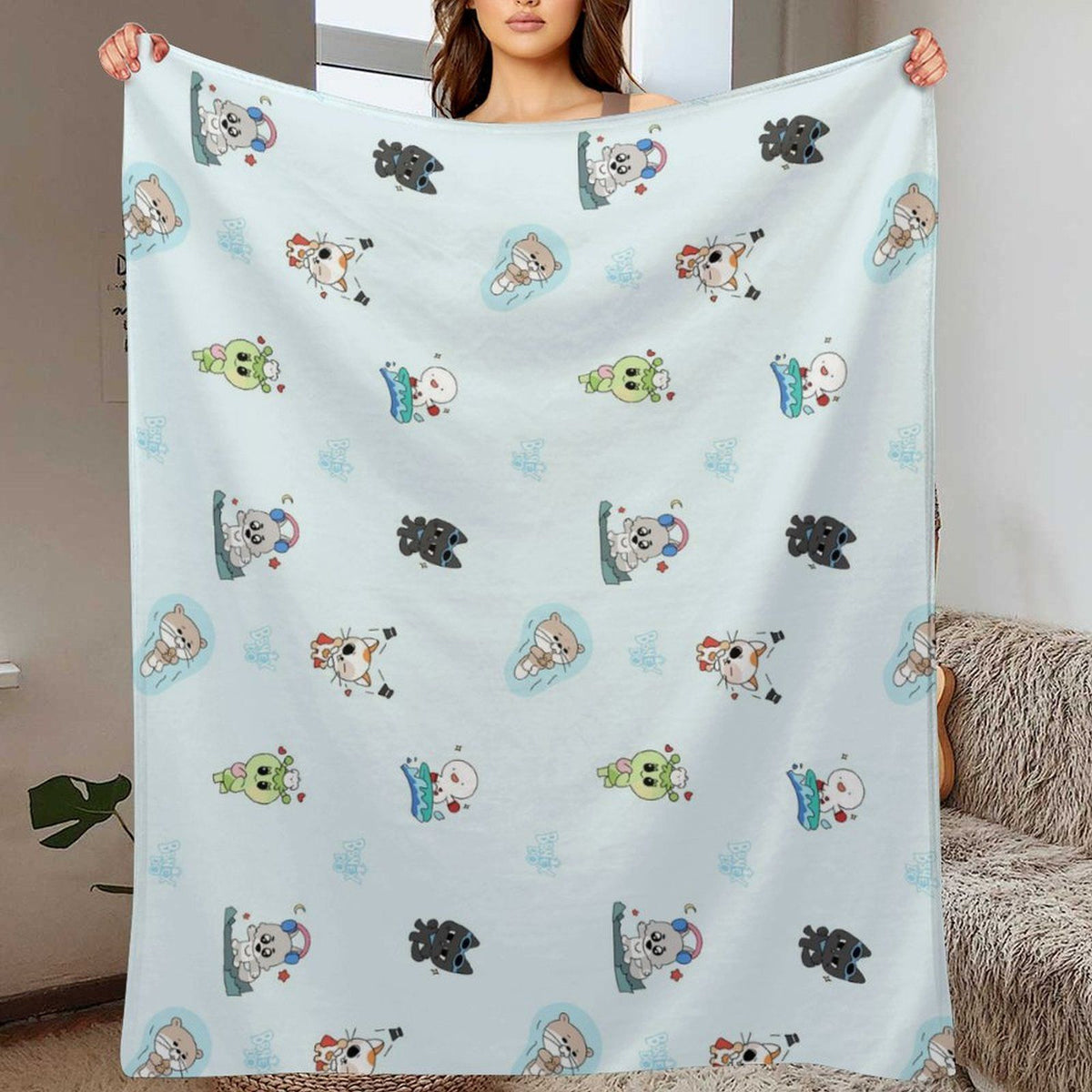 Cartoon-Themen Weiche Fleece-Decke