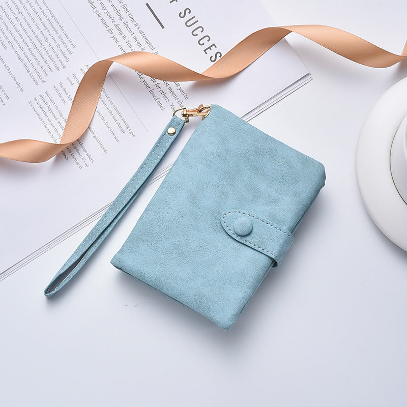 Kompakte Kunstleder Clutch Geldbörse Brehn