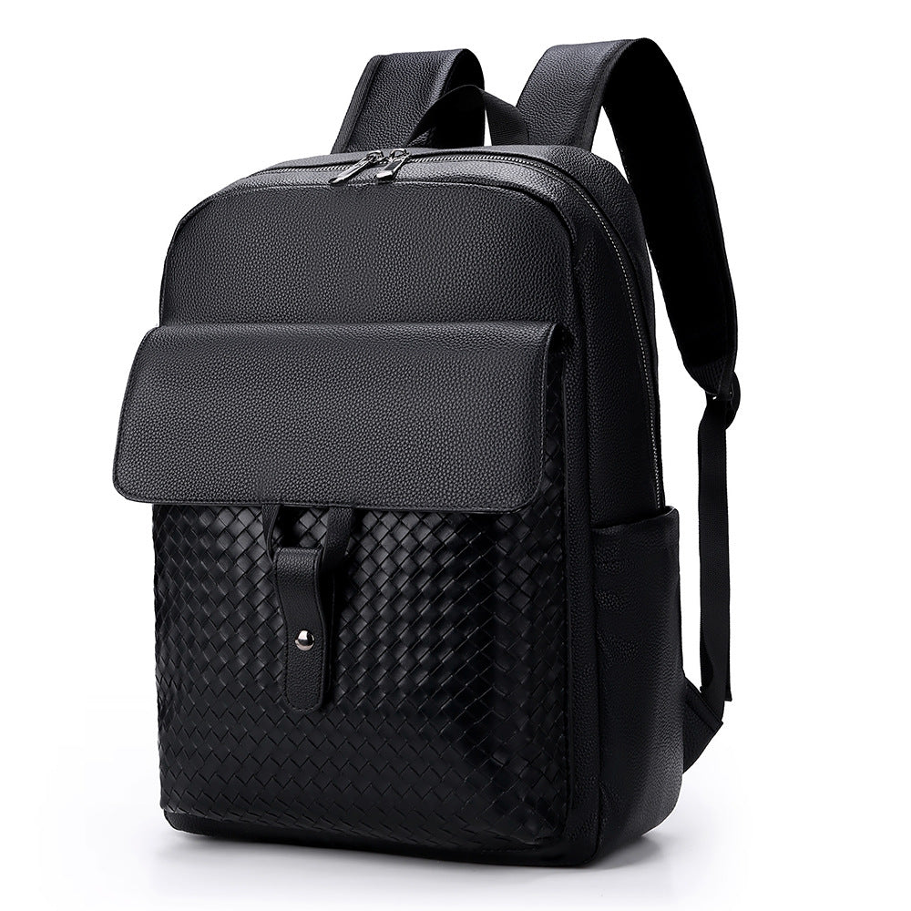 Eleganter Strukturierter Leder-Rucksack Brehn