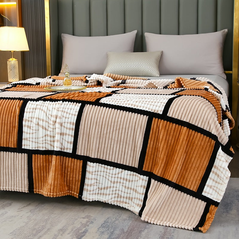 Dekoratieve Fleece-Wurfdecke