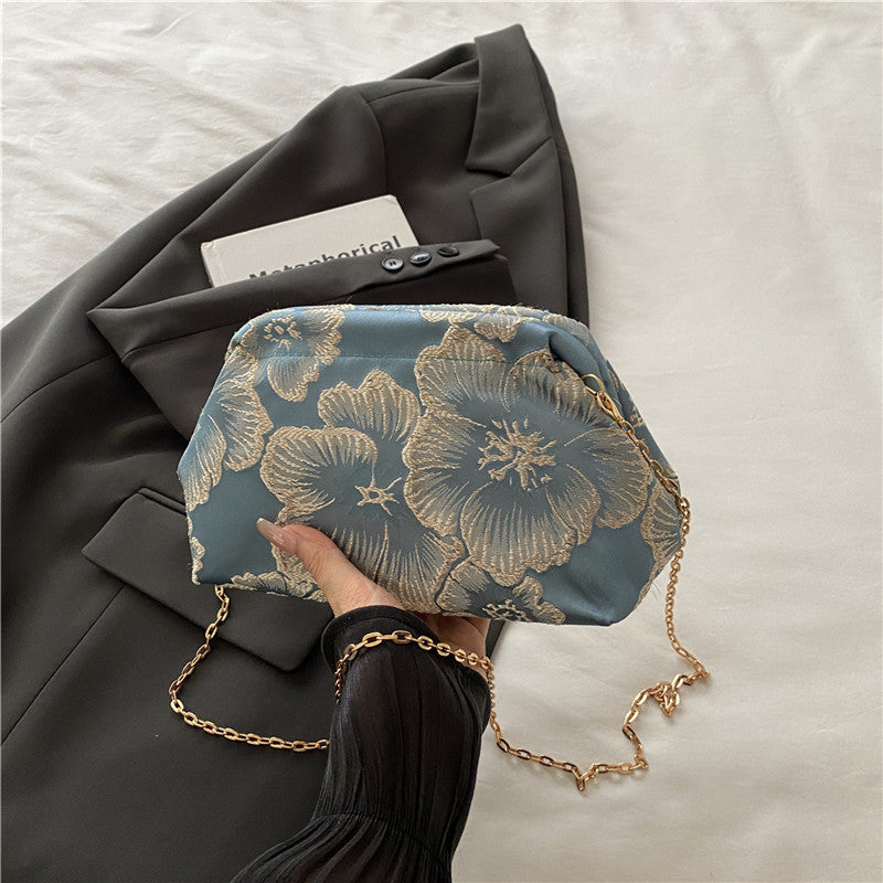 Bestickte Abendclutch Brehn