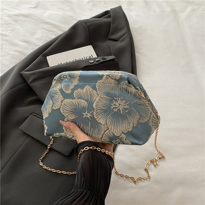 Bestickte Abendclutch Brehn