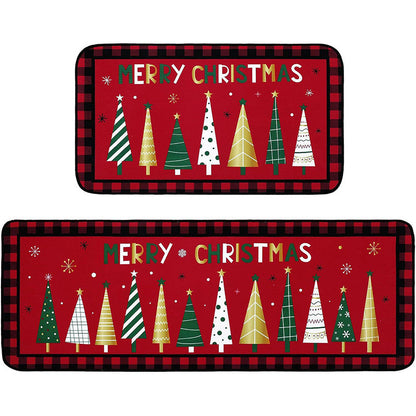 Festliche Weihnachtsküchenmatten-Set Brehn