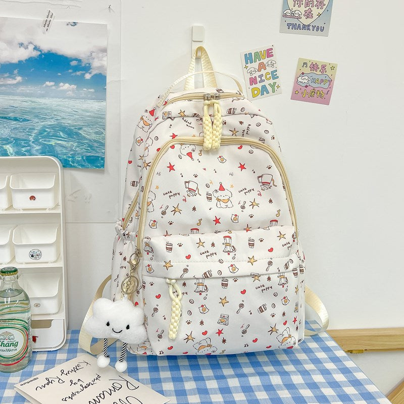 Verspielter Charakterdruck Rucksack