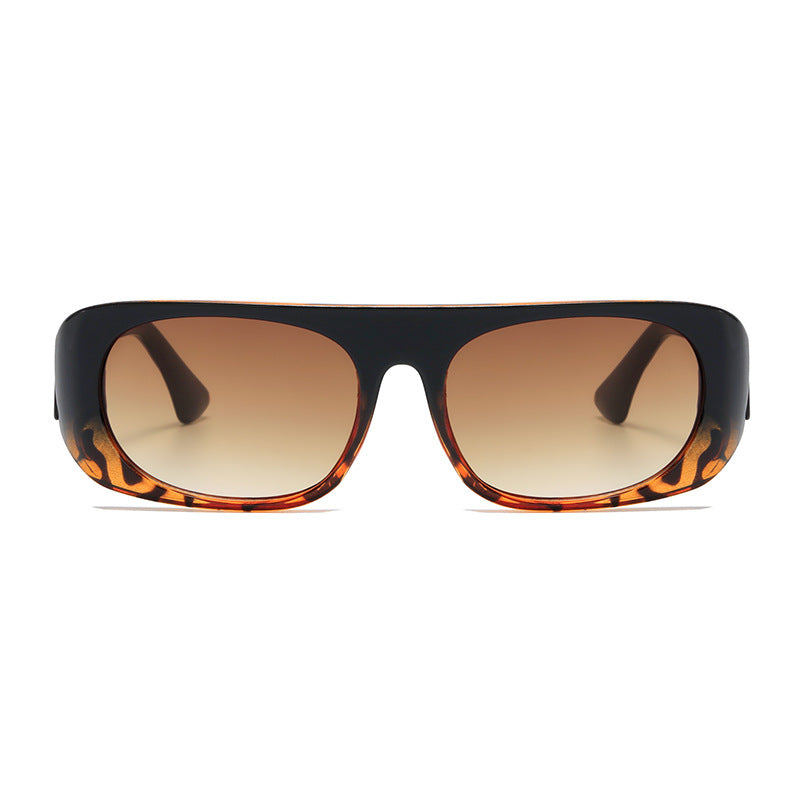 Damen modische Sonnenbrille im eleganten Schilddesign Brehn