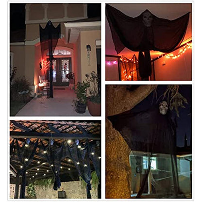 Halloween Dekorative Transparente Stoffgardine Brehn